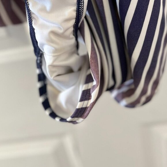 Lands' End Woman's Scoop Neck Tugless Sporty One-Piece Swim Suit Sz 18 - Picture 7 of 10